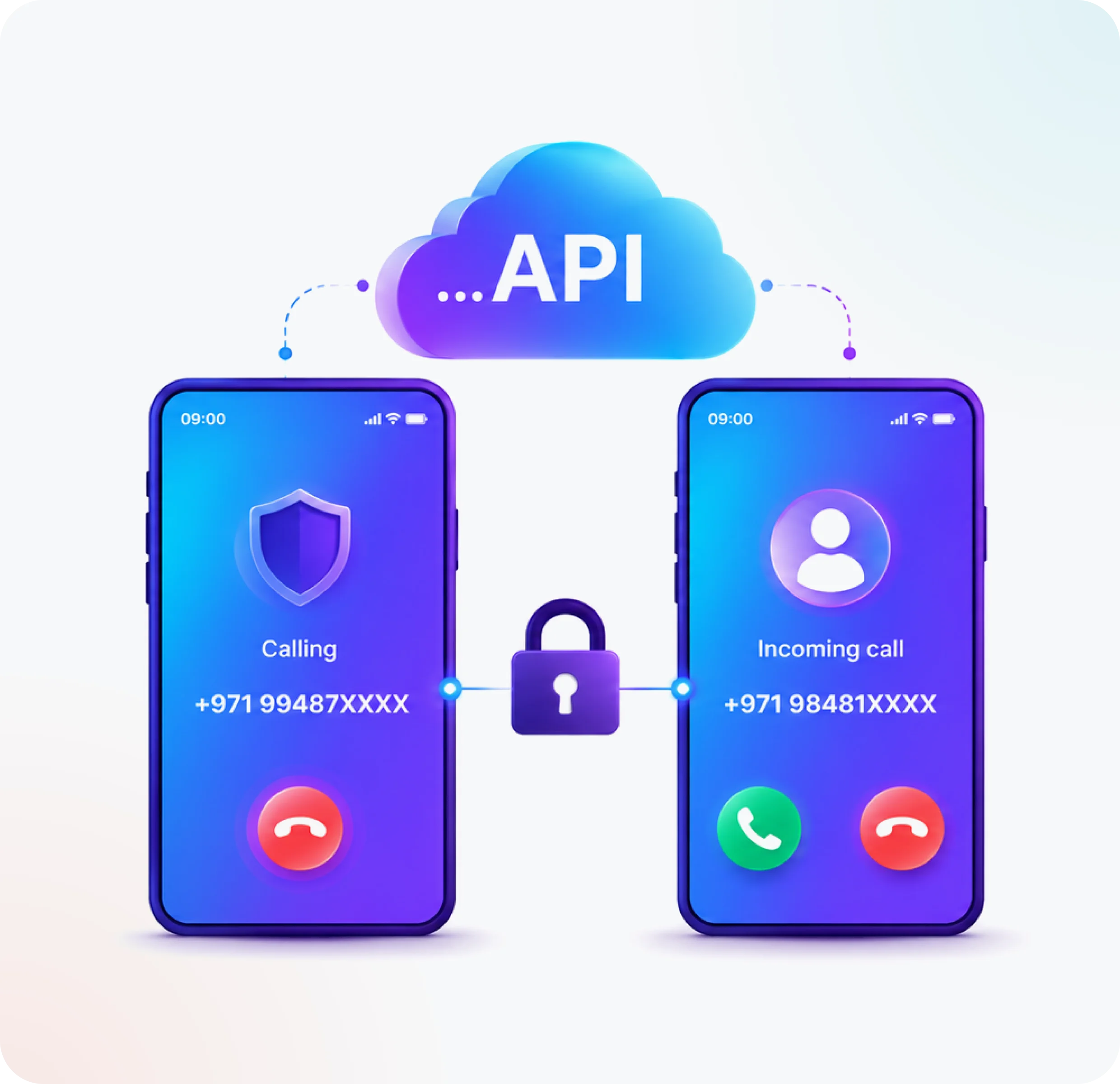 Marketplace call masking interface